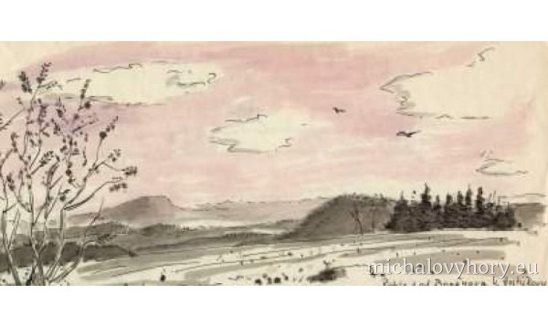 Pohled do krajiny - směrem k Hostíčkovu